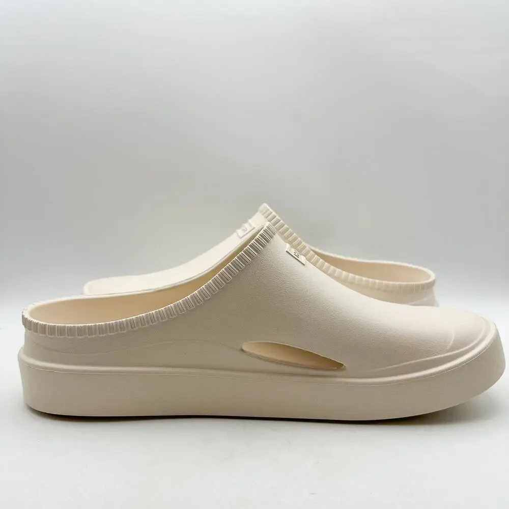 HUNTER Mens In/Out Bloom Clog Size 13 UK 12 White Willow Cream NWOB